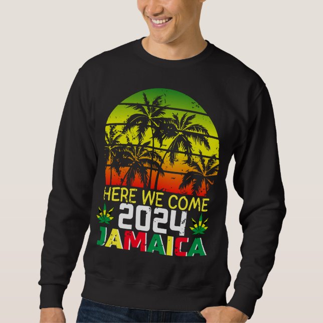 Moletom Jamaica 2024 Aqui Vemos Homens (Frente)