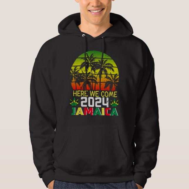 Moletom Jamaica 2024 Aqui Vemos Homens (Frente)