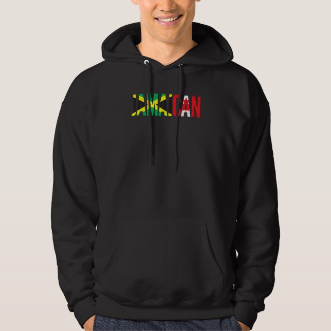 Moletom Jamaica Canada Flag for Half Canadian Jamaican Roo (Frente)