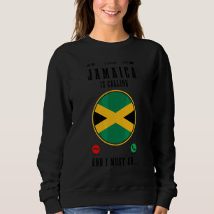 Moletom Jamaica Está Chamando E Eu Devo Ir   Bandeira Jama