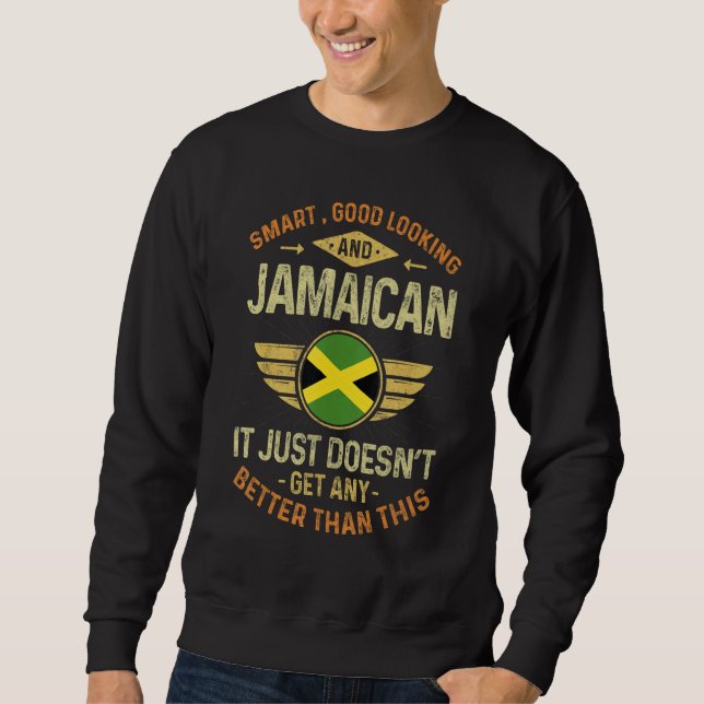 Moletom Jamaica Flag Proud Jamaicans Men & Women (Frente)