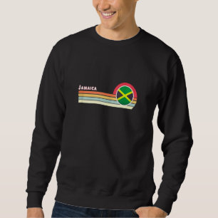 Moletom Jamaica Flag Vintage Olha a bandeira jamaicana 1