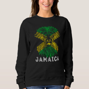 Moletom Jamaica Jamaican Flag Lion Head Carribean Prid Ro