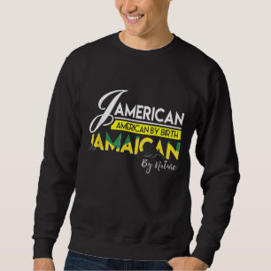 Moletom Jamaica Jamerican Jamaican American Flag C,