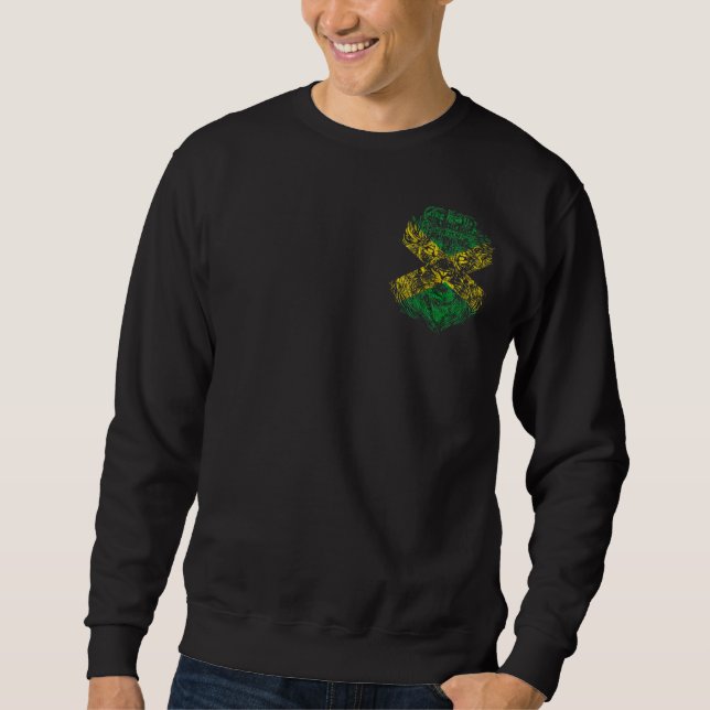 Moletom Jamaica Pride Reggae Love King Lion Head Flag Jama (Frente)