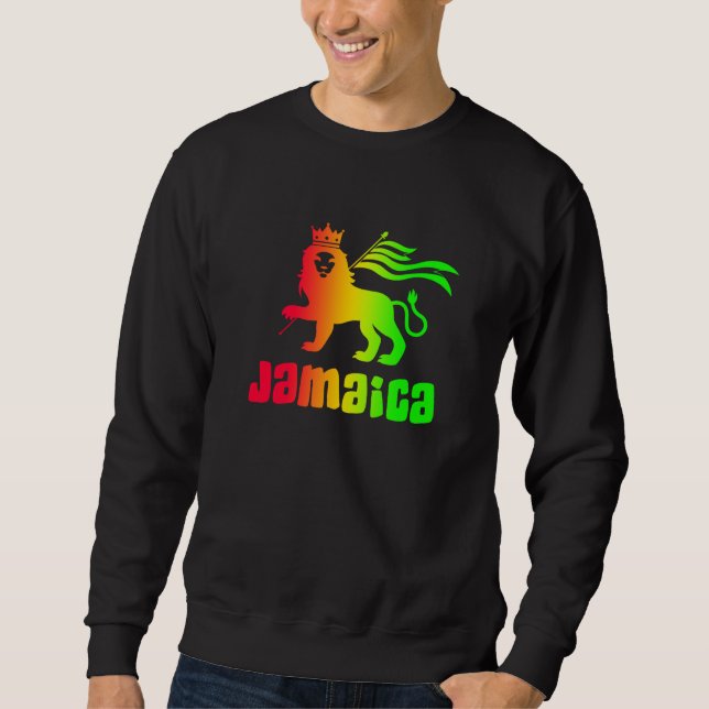 Moletom Jamaica Rasta Leão  (Frente)