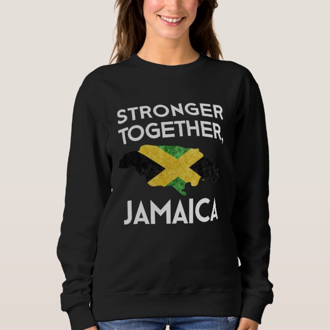 Moletom Jamaica Strong Hurricane Melissa Support (Frente)