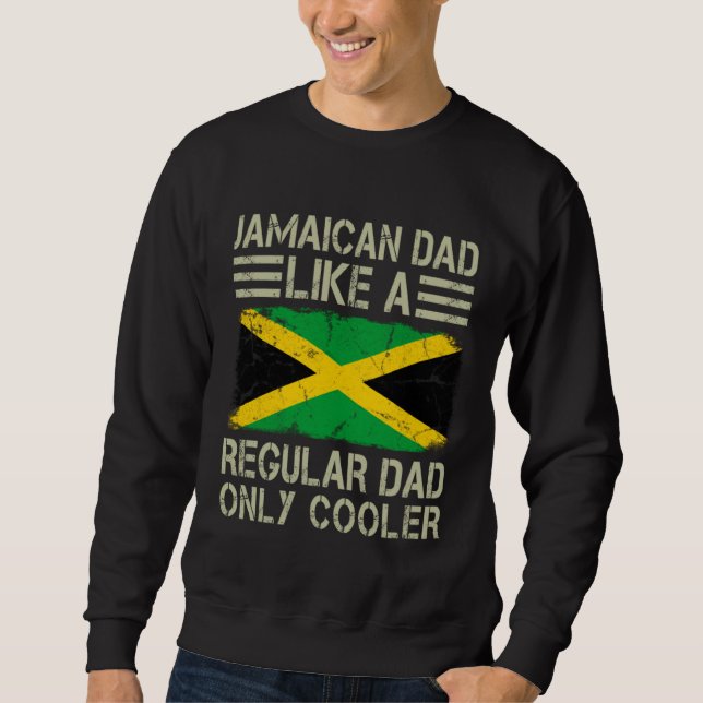 Moletom Jamaican Dad Like a Regular Dad Only Cooler  Dad (Frente)