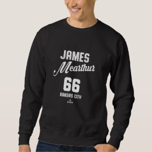 Moletom James McArthur 66 Kansas City Beisebol Antigo MLB