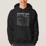 Moletom JAMESON Nutrition Funny Birthday Nome Personalizad<br><div class="desc">JAMESON Nutrition Engraçado Aniversário Personalizado Nome Dif Idea</div>