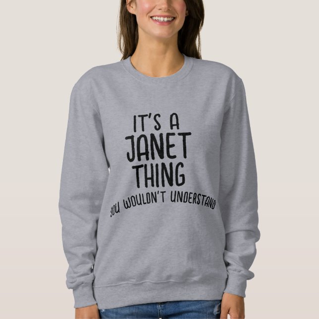 Moletom JANET THING T-Shirt (Frente)