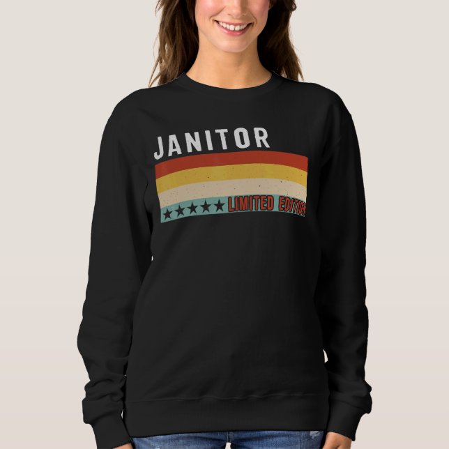 Moletom Janitor Job Title Profession Worker Appreciation I (Frente)