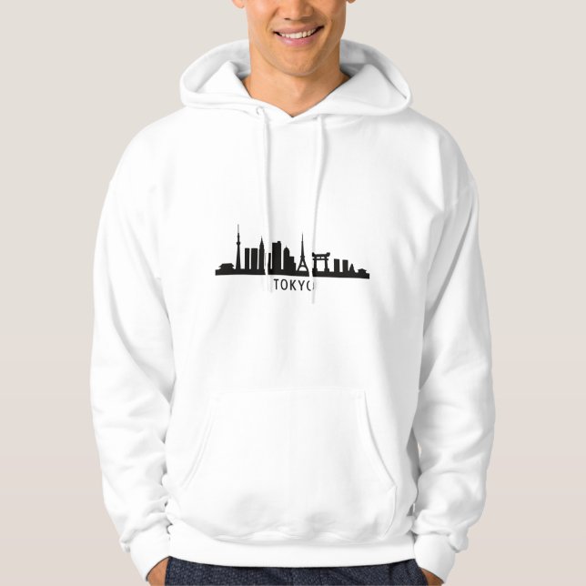 Moletom Japan Cityscape Travel | Tokyo Skyline Silhouette (Frente)