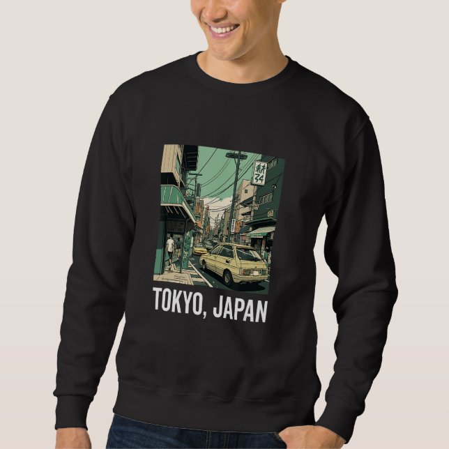 Moletom Japanese Aesthetic Tokyo Vaporwave Japan Lofi Fash (Frente)