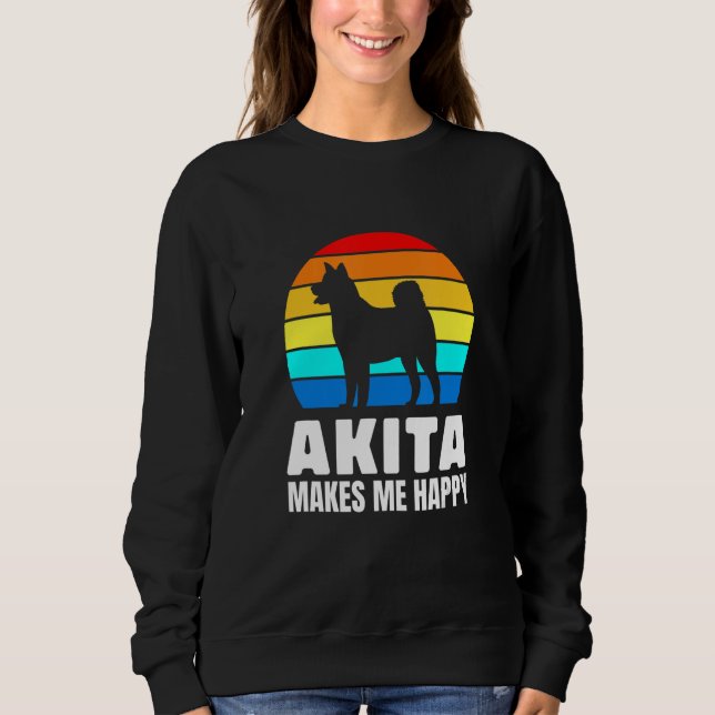 Moletom Japanese dog breed lovers Akita (Frente)