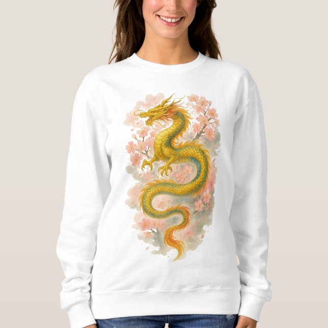 Moletom 【Japanese Golden Dragon Sweatshirt】 (Frente)