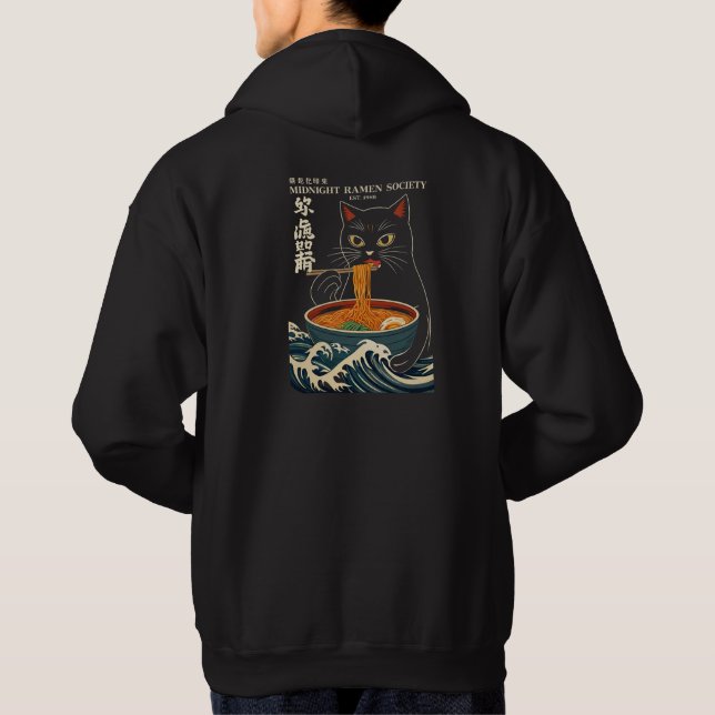 Moletom Japanese Ramen Cat (Verso)