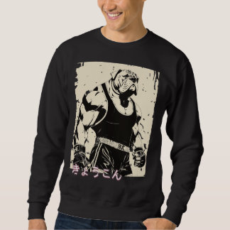 Moletom Japanese Retro Anime Bulldog MMA Mixed Martial Art