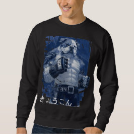 Moletom Japanese Retro Anime Bulldog MMA Mixed Martial Art