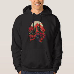 Moletom Japonês Art Mt Fuji Bird Lover Japan Nature Lover