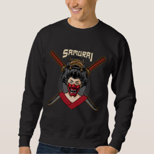 Moletom Japonês Hannya Mask Geisha Samurai