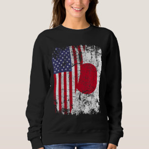 Moletom JAPONÊS ROOTS Half American Flag JAPAN