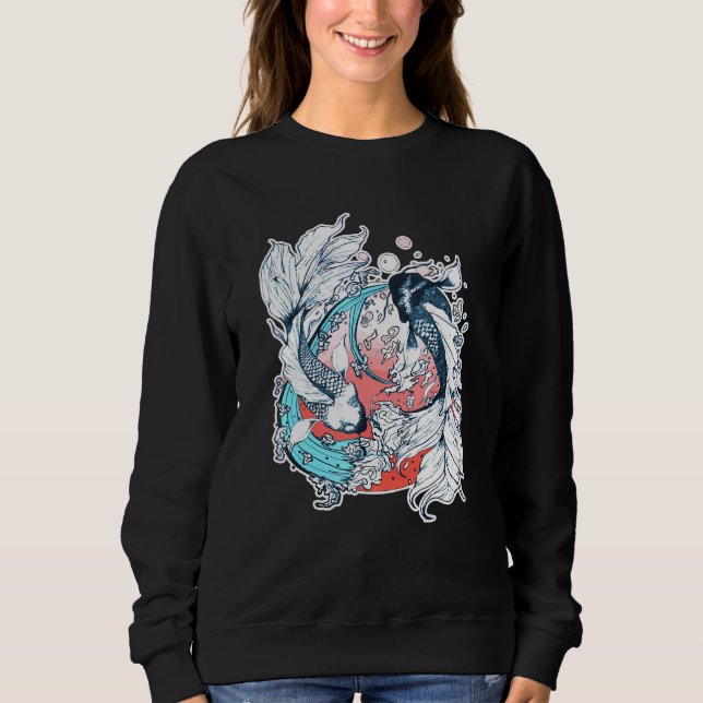Moletom Japonês Yin Yang Koi Fish (Frente)