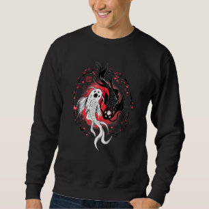 Moletom Japonês Yin Yang Koi Fish art