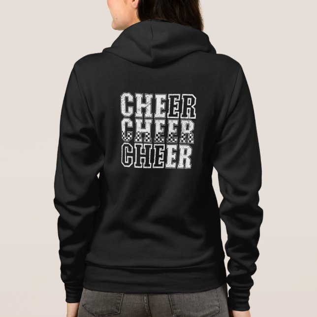 Moletom Jaqueta de capuz cheerleader (Verso)