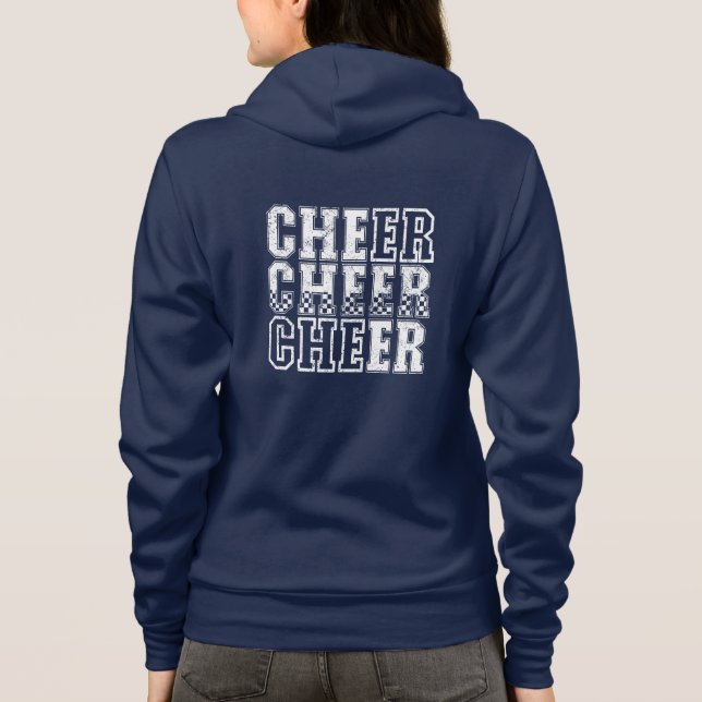 Moletom Jaqueta de capuz cheerleader (Verso)