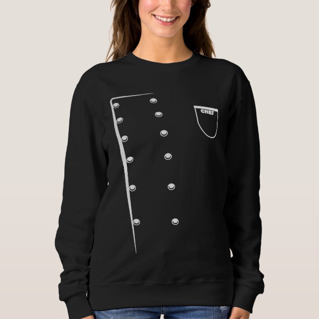 Moletom Jaqueta de Chef Uniforme de Culinária Fantasia Che (Frente)