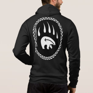 Moletom Jaqueta de  do Urso Tribal do Homem com Jaqueta