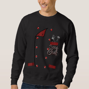 Moletom Jaqueta Uniforme de Sous Chef Fantasia para Cozinh