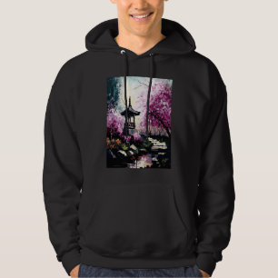 Moletom Jardim de Cerejeira com Lago do Santuário Pintura