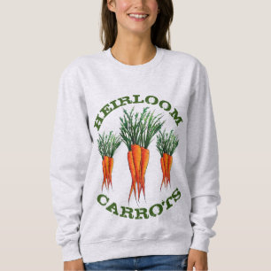 Moletom Jardim de Veggie Vegetal de Cenouras Heirloom