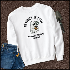 Moletom Jardim Engraçado Dizendo Fantasma Bonito