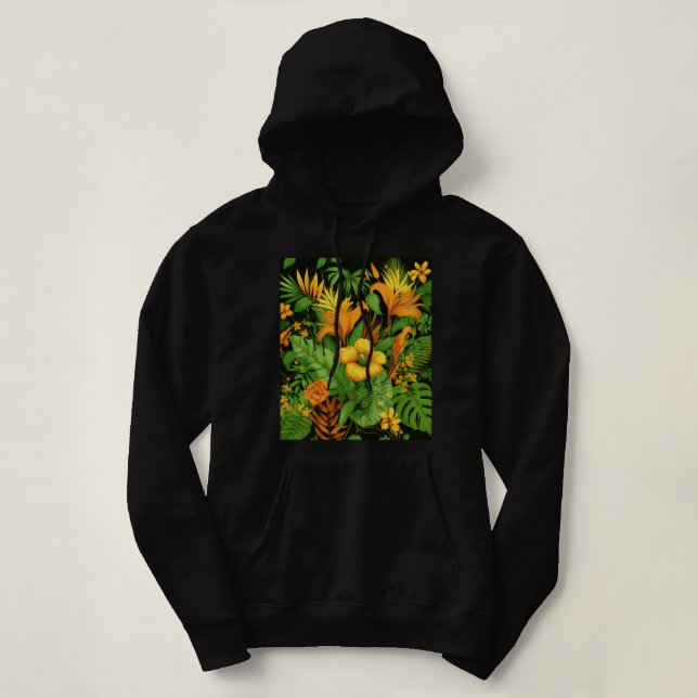 Moletom Jardim Floral Flor Planta Verde Natureza (Frente do Design)