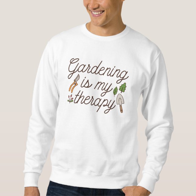 Moletom Jardinagem É Minha Terapia (Frente)