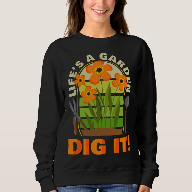 Moletom Jardineiro do Jardim Vida é um Porco de Jardim (Frente)