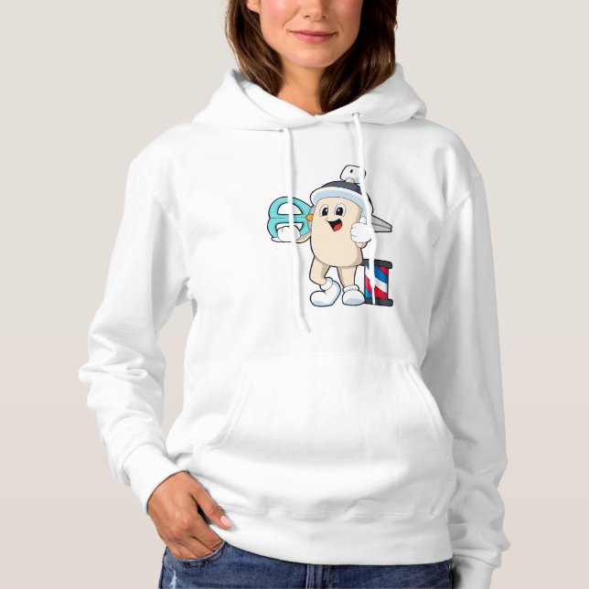 Moletom Jato de hairdresser com tesoura (Frente)