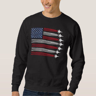 Moletom Jatos de combate com bandeira americana 4 de julho
