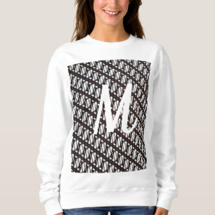 Moletom Java Etnic Batik & White, personalizado feminino