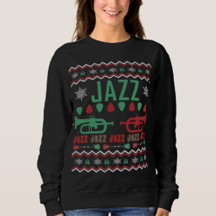 Moletom Jazz Player Ugly Christmas Sweater