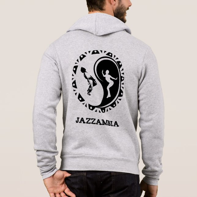 Moletom Jazzambia Yin Yang Zip Hoodie Men (Verso)