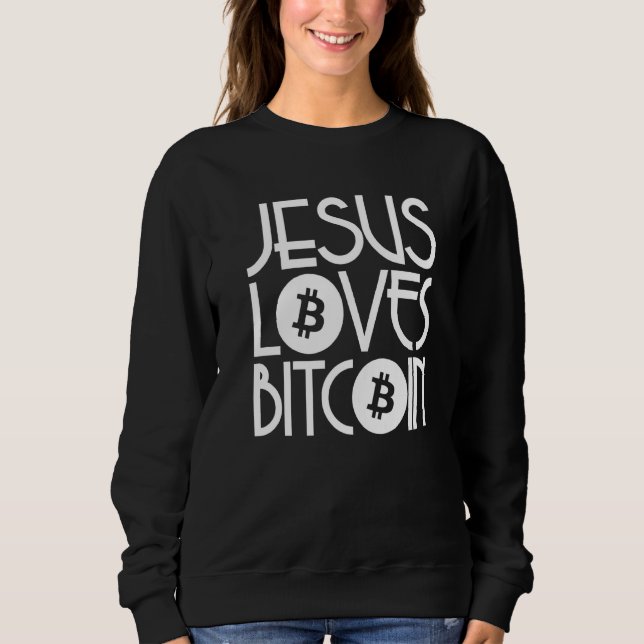 Moletom Jesus ama Bitmoney (Frente)