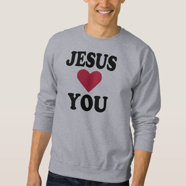 Moletom Jesus ama-o (Frente)