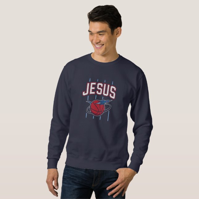 Moletom JESUS - Aros Esportivos - Cristão (Frente Completa)