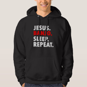 Moletom Jesus Banjo Sleep Repete Música Cristã