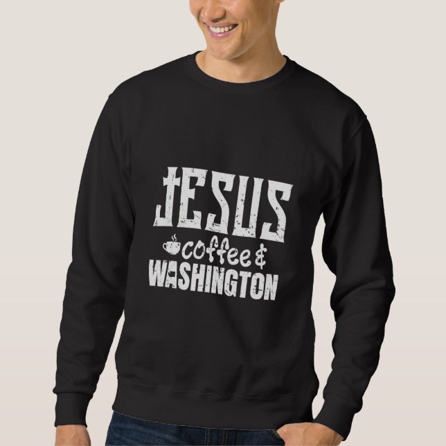Moletom Jesus Café E Washington (Frente)