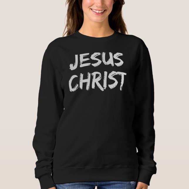 Moletom Jesus Cristo Gráfico Cristão 1 (Frente)